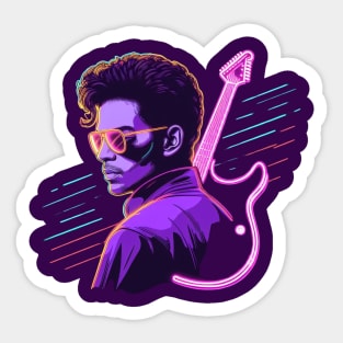 Neon Nights at Paisley Park Sticker